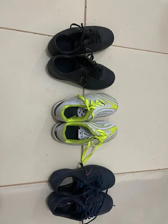 Chuteira Nike e dray usada