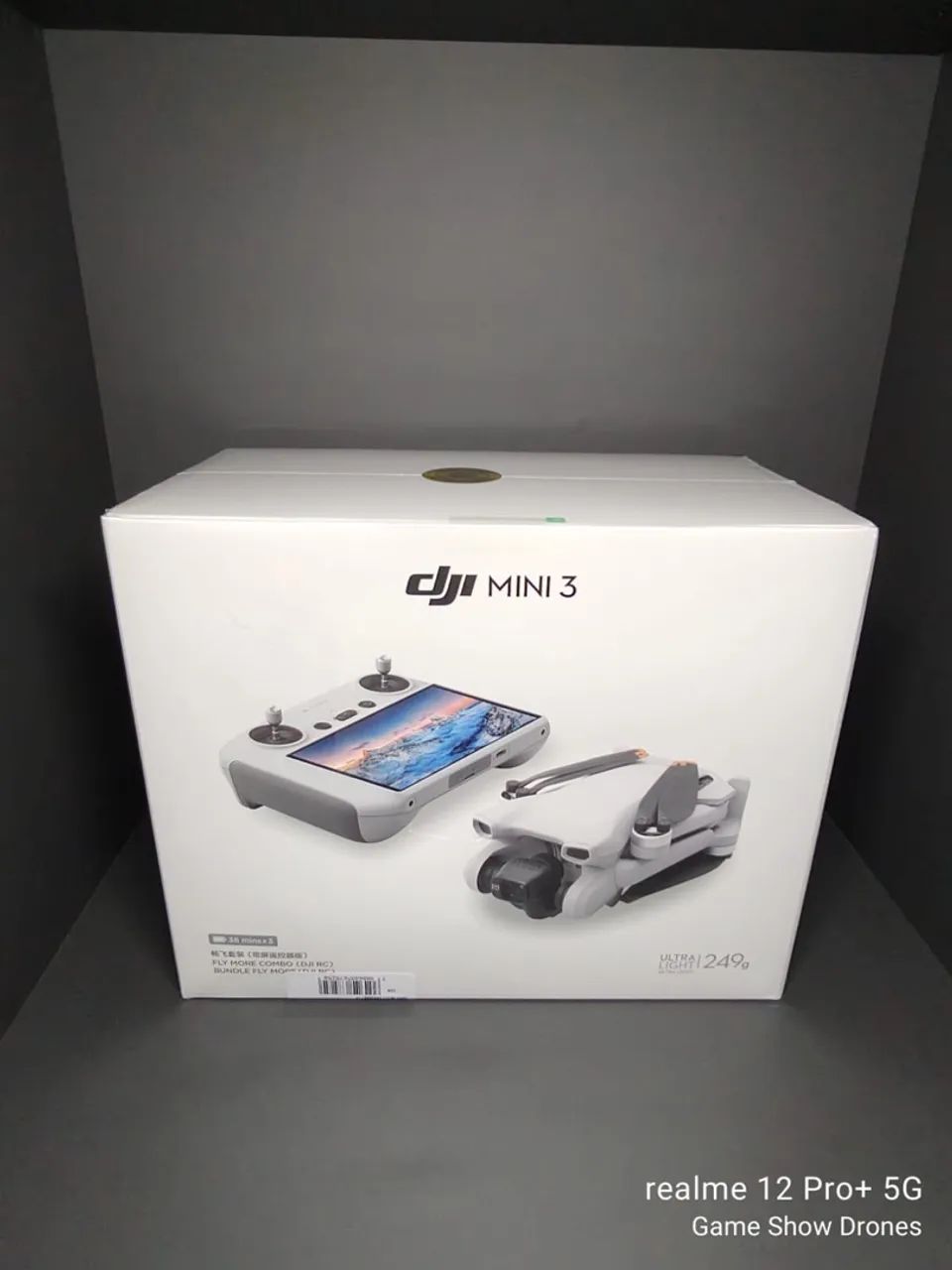 Drone Dji Mini 3 combo Flymore anatel com rádio RC ( tela )  - Foto 2