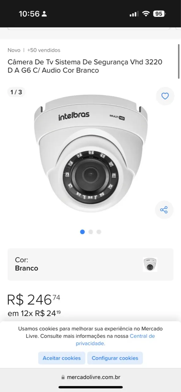 Câmera intelbras