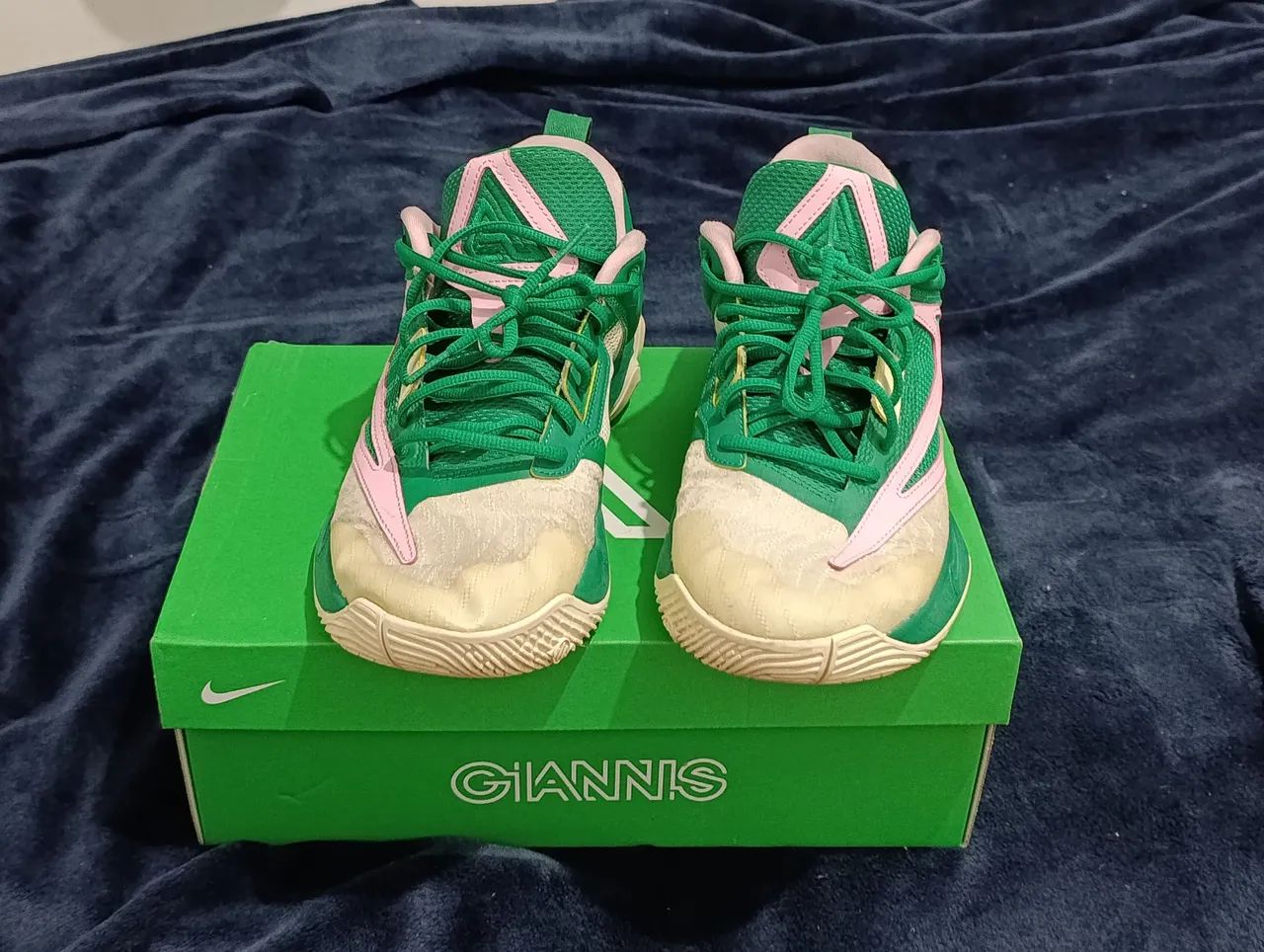 Tênis Nike Giannis Immortality 3 Masculino | Tamanho 43 - Verde PERFEITO ESTADO. - Foto 5