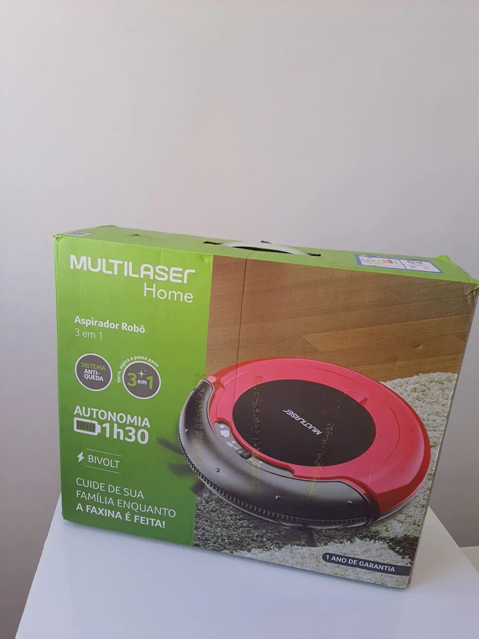 Aspirador Robô Multilaser Home 3 em 1