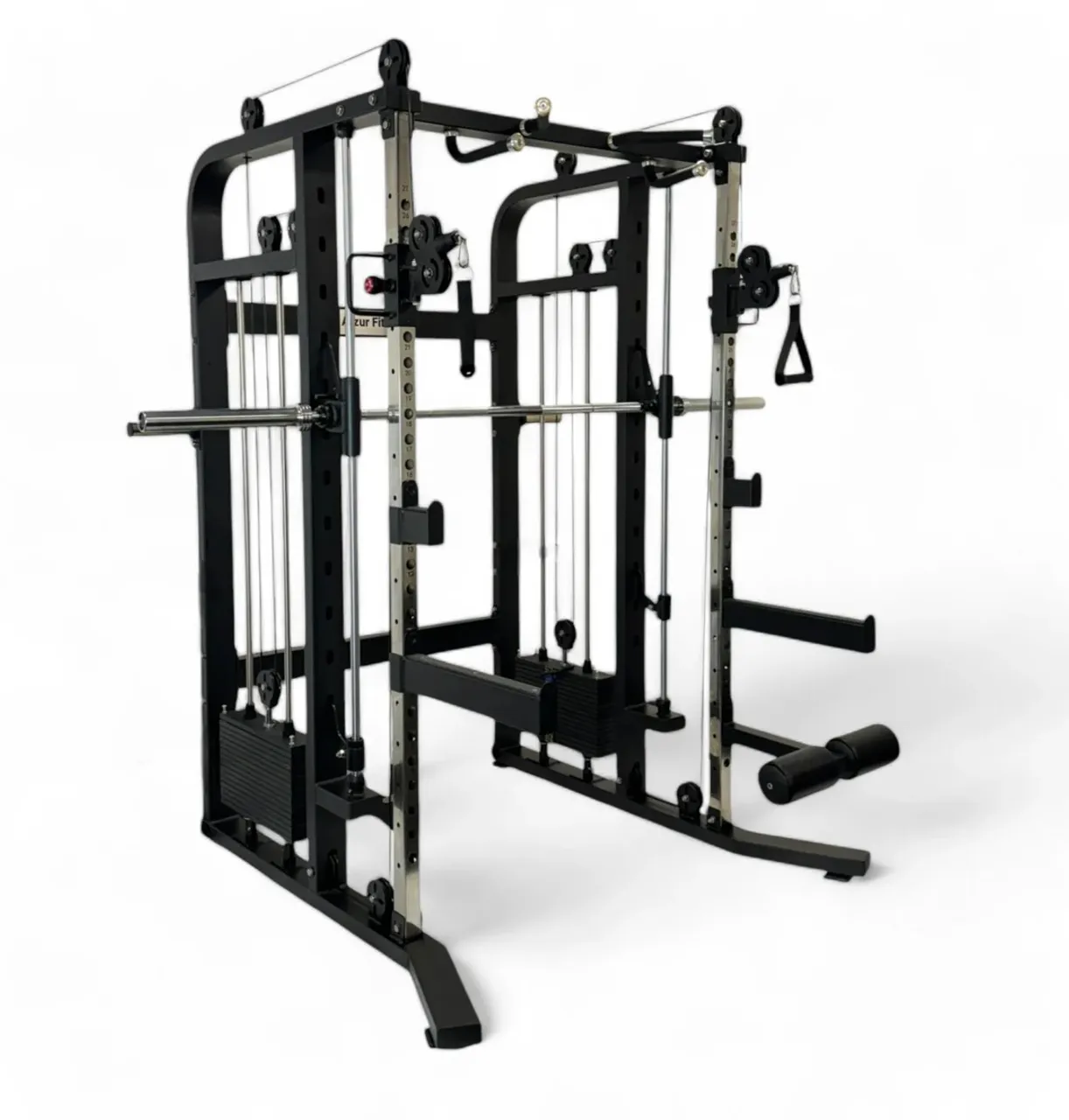 Rack Multifuncional com Smith 80 kg de Carga Linha Hard