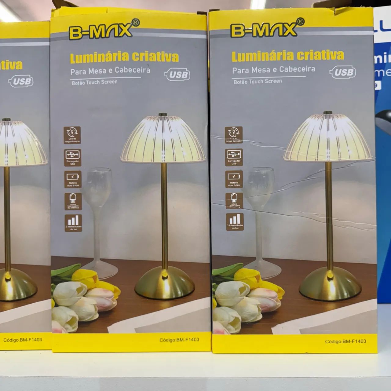 Luminária De Mesa Abajur Touch 3 Tons Luz Led Dimerizável - Foto 2
