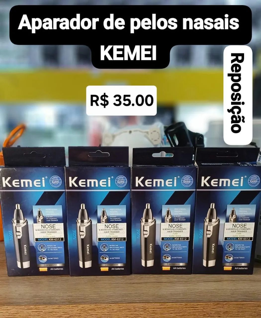 Aparador de Pelos Nasais