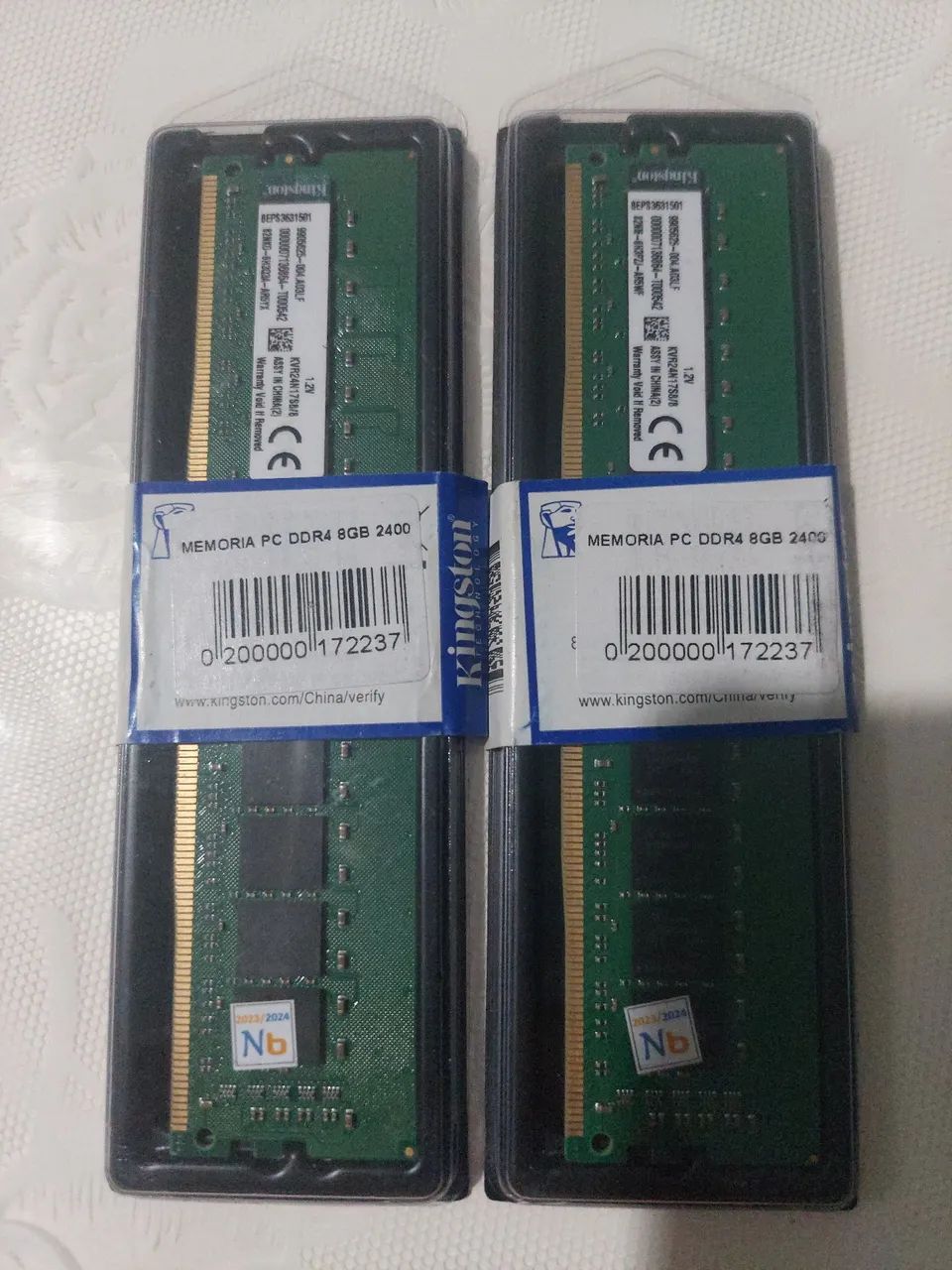 Memoria ram ddr4 8x2