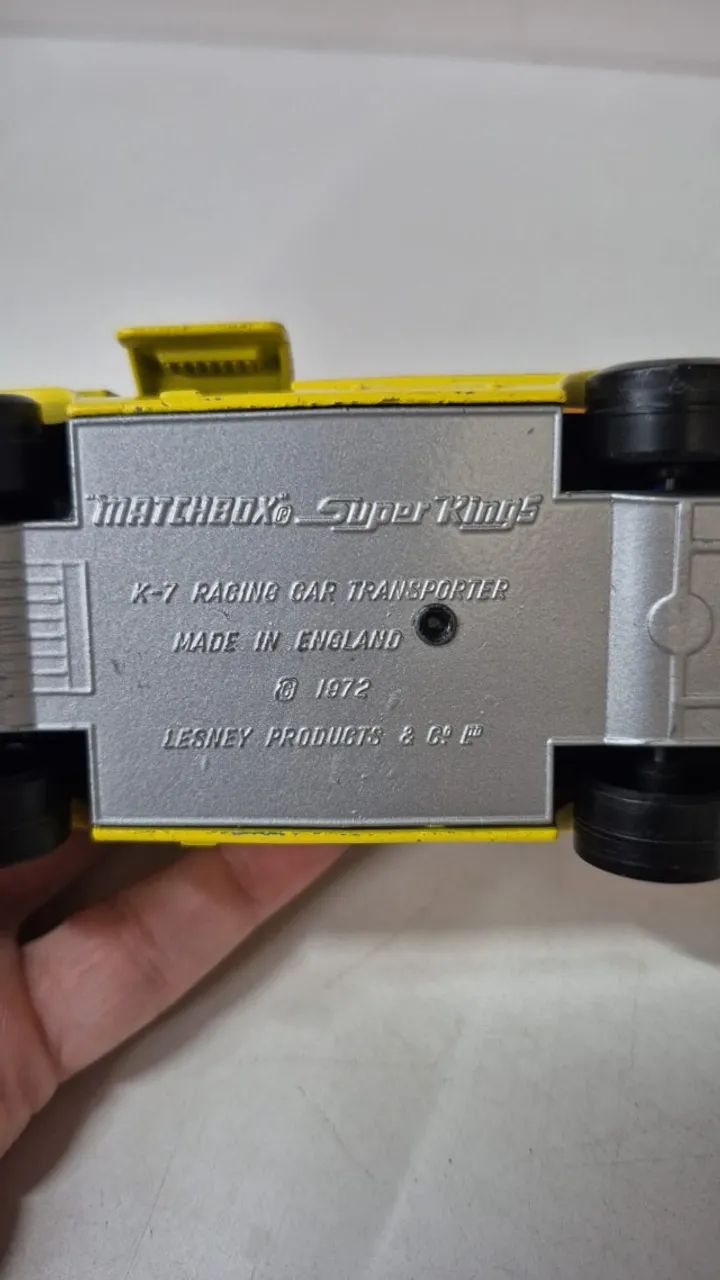 Carrinho Matchbox Superkings 1972 transporte de carro un848 - Foto 2