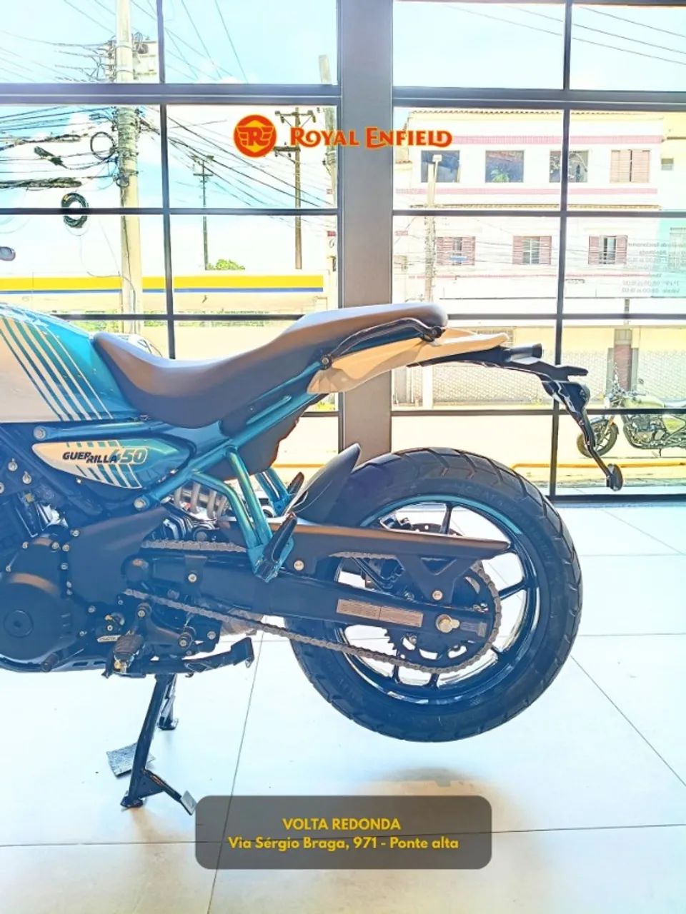 LEONI - R.E. GUERRILLA 450 - BRAVA BLUE - Foto 4