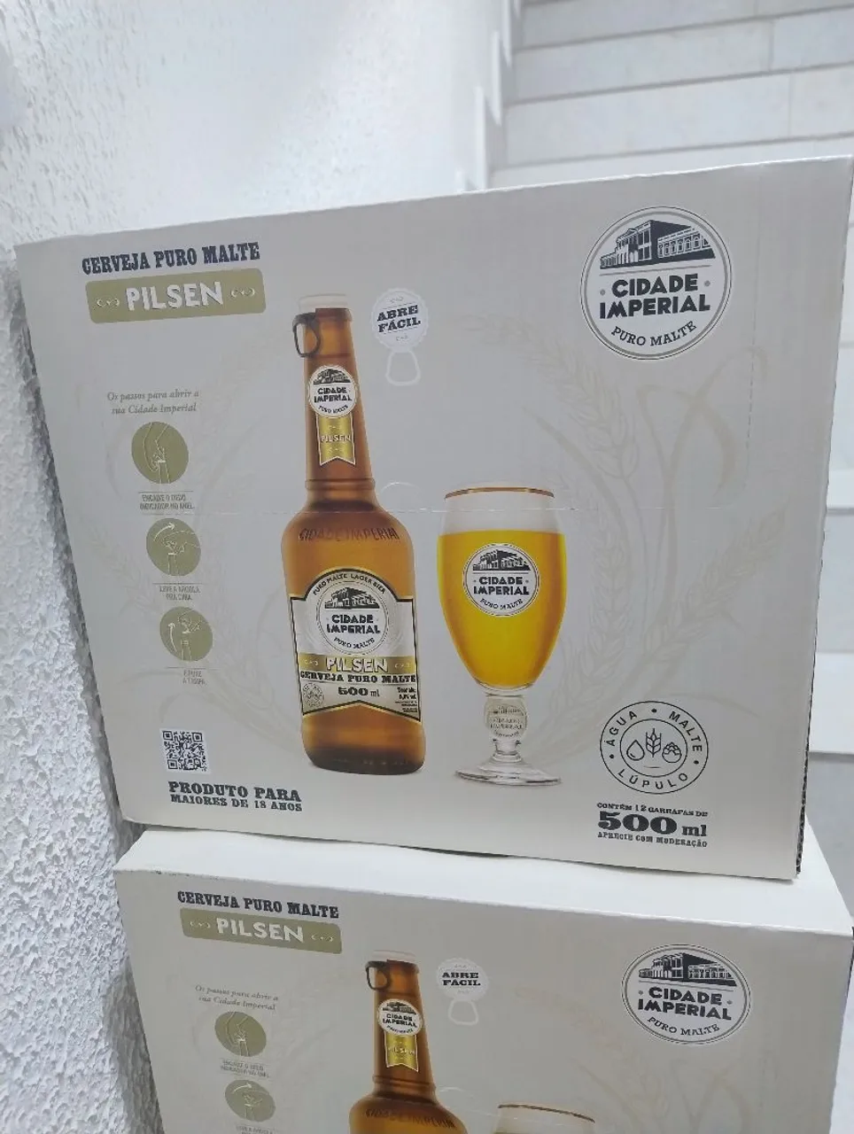 Cerveja Puro Malte Pilsen Cidade Imperial - 12 garrafas 500ml