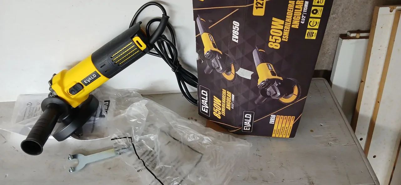 Esmerilhadeira  nova 4.1/2'' - Foto 4