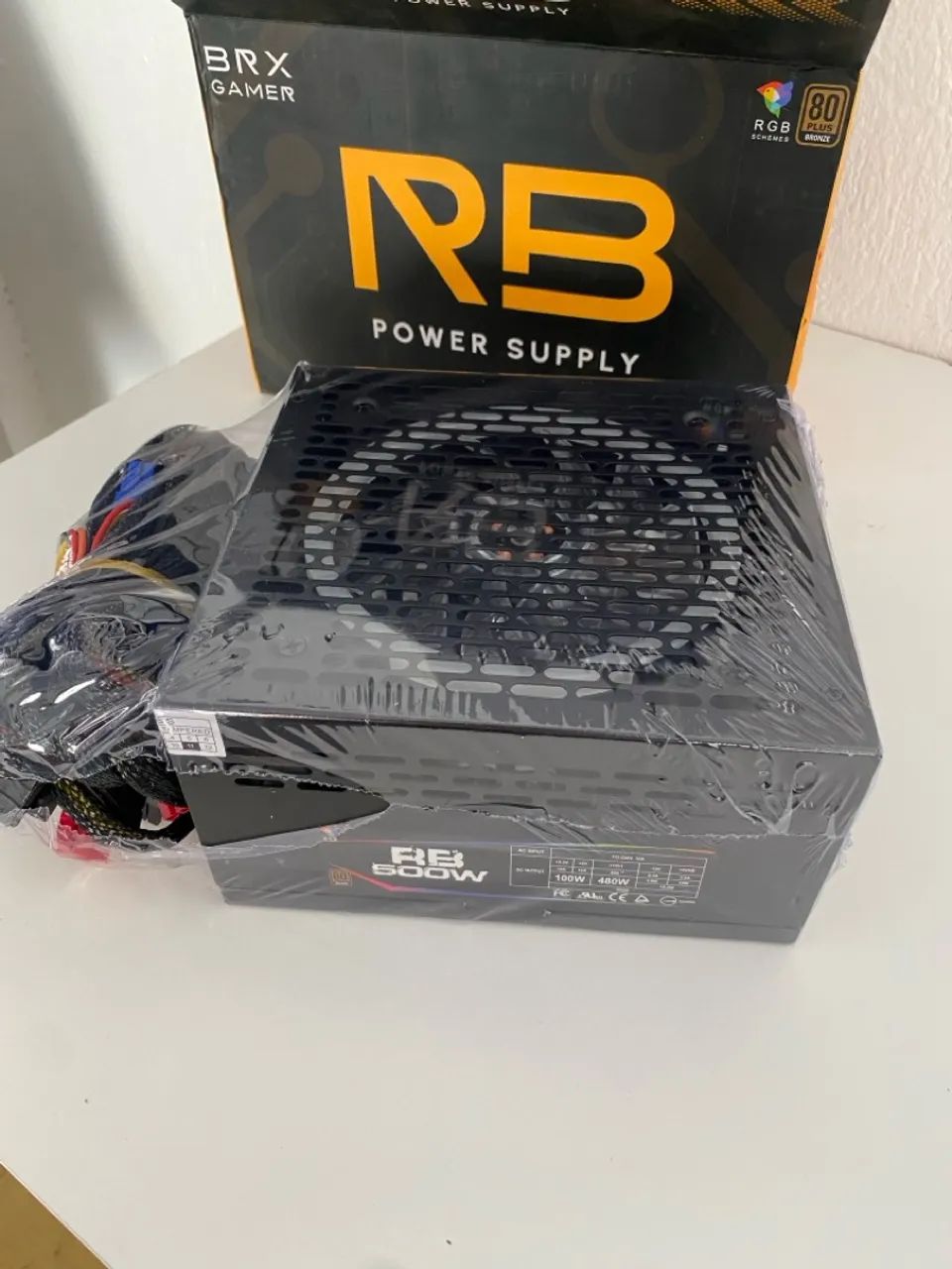 Fonte BRX RGB 500w - Nova  - Foto 2