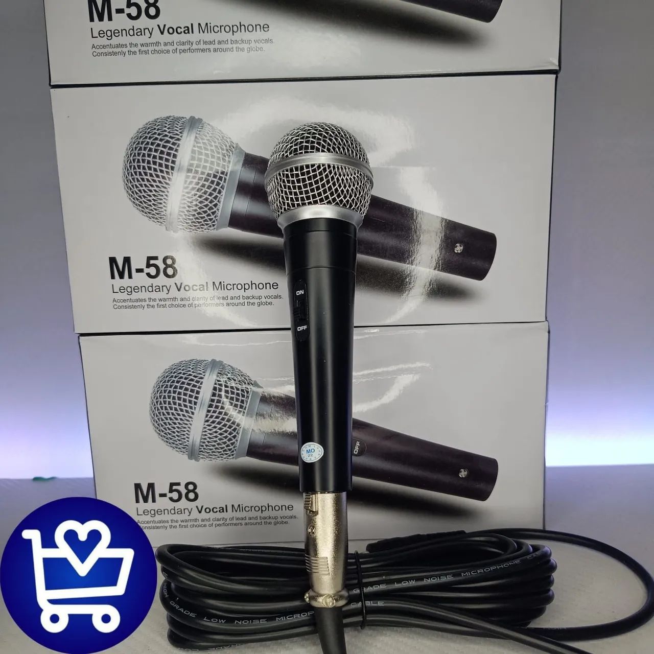 Microfone Vocal M-58 Profissional