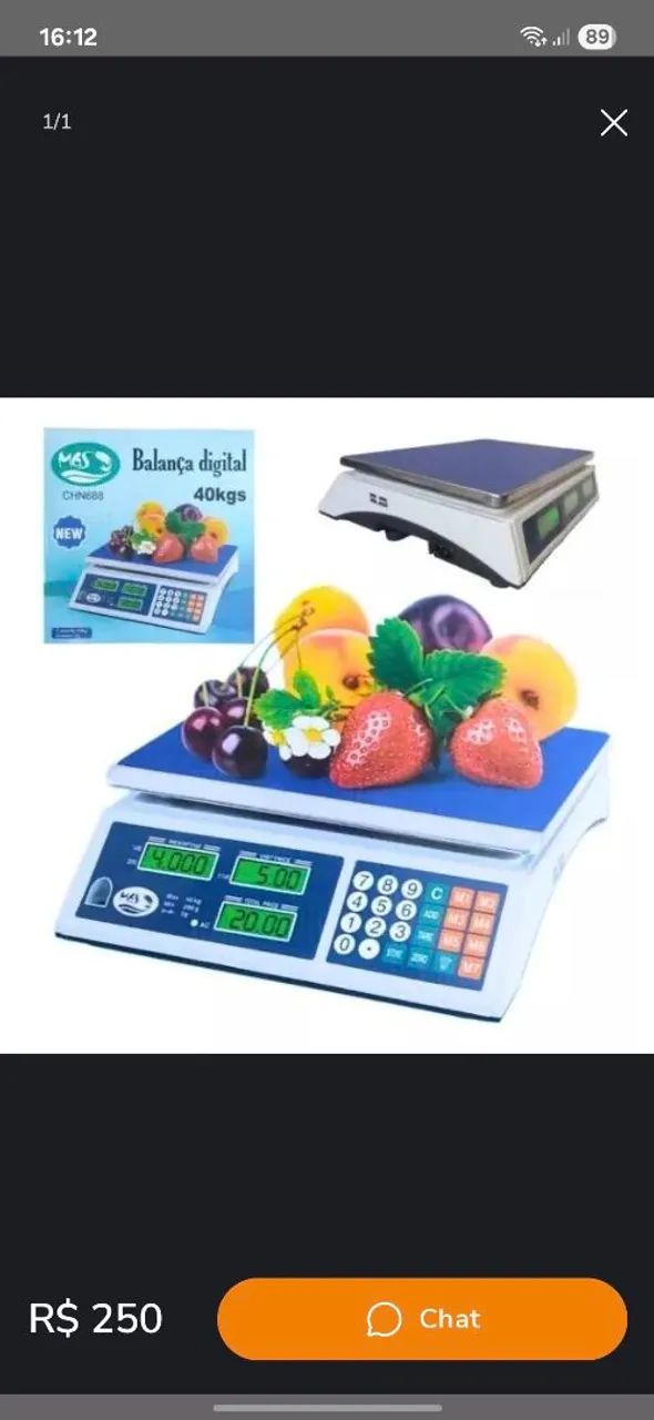 Balança Digital garantia de 6 meses Comercial 40kg novas 