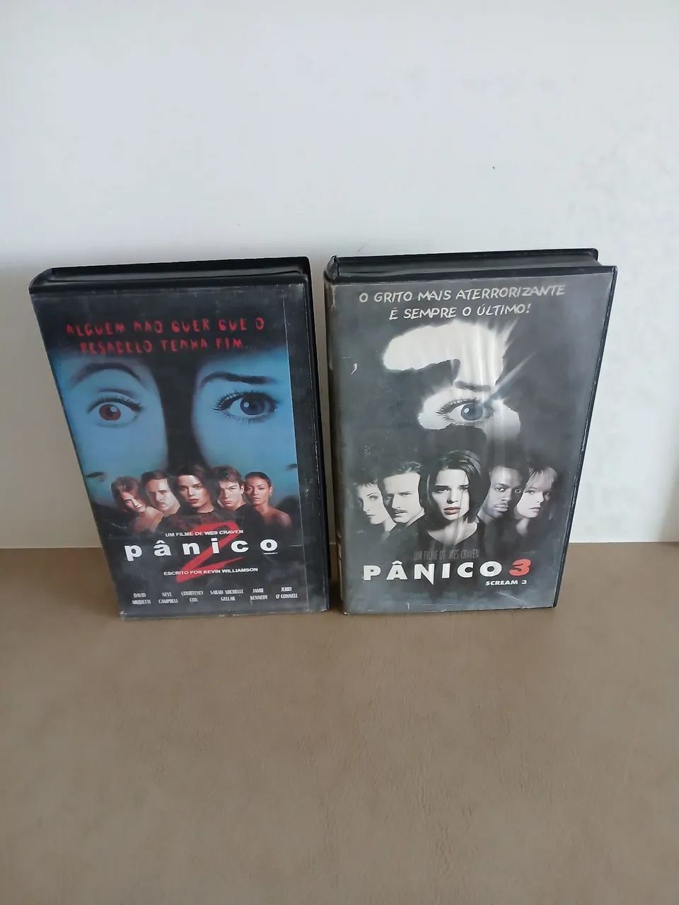 Fitas Vhs Pânico 2 e 3 - Dublados - Raro