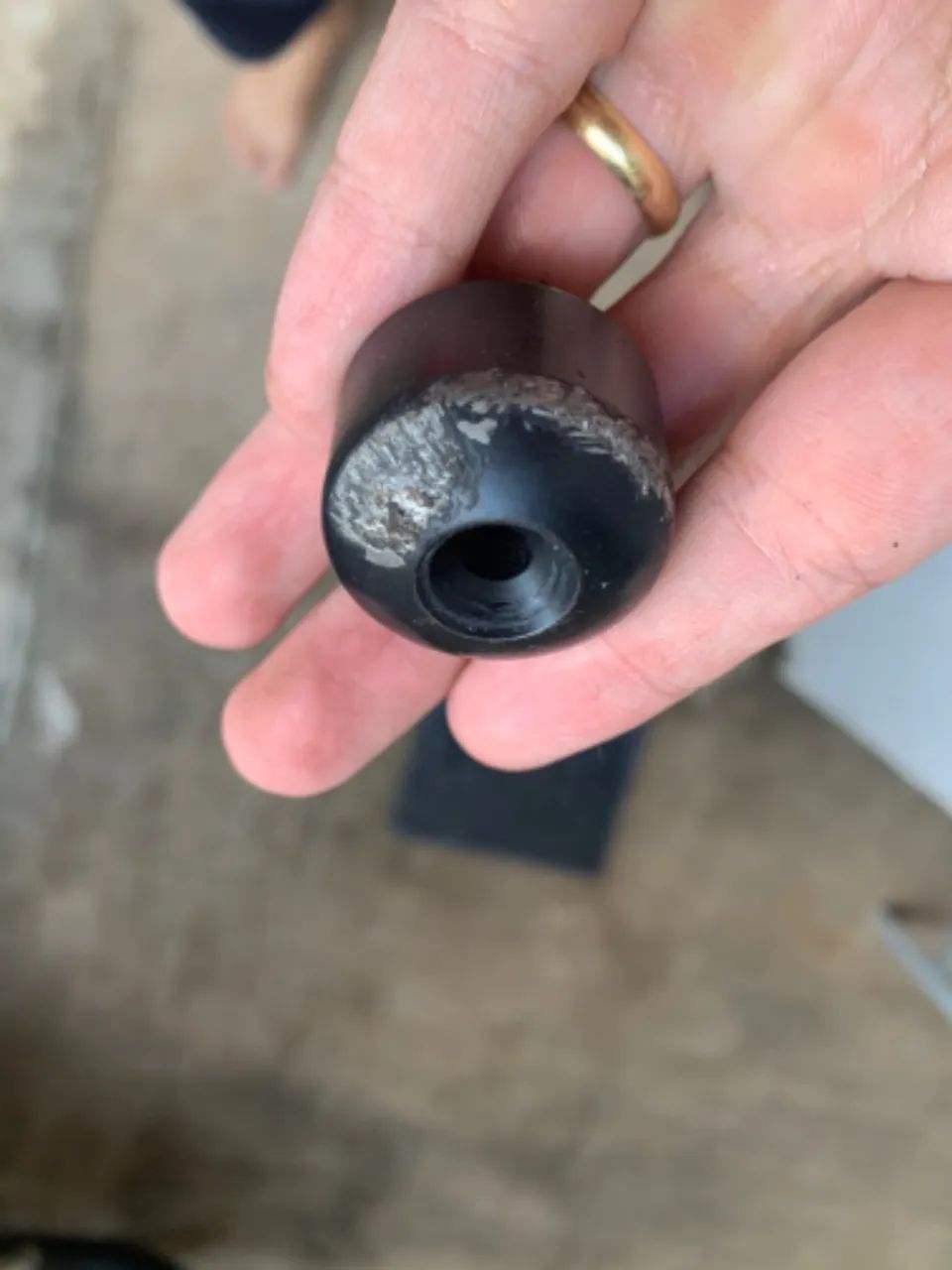 Retrovisor, peso guidão e apoio traseiro biz 2018 a 2021 - Foto 2