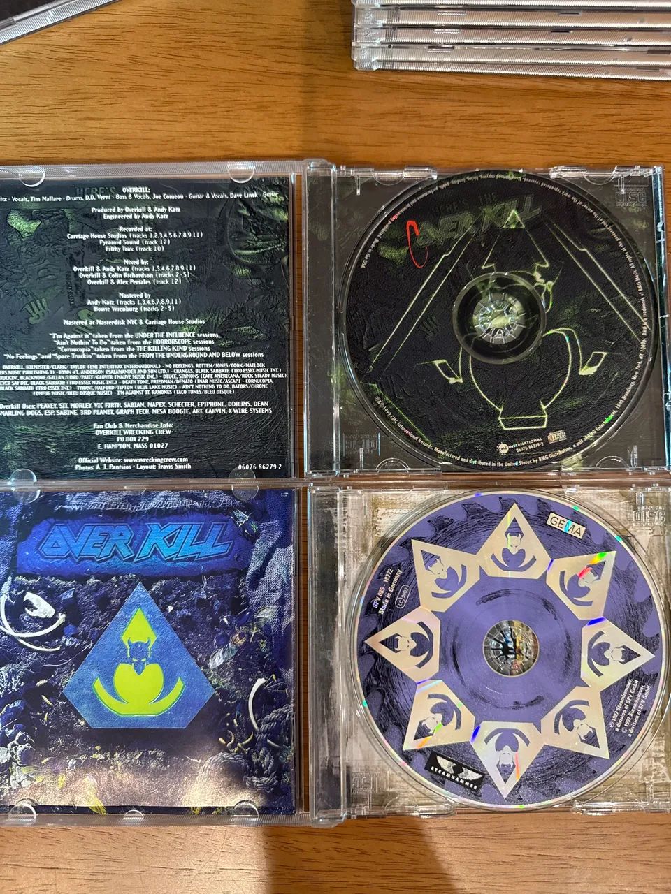 CDs OVERKILL USADOS EM EXCELENTE ESTADO DE CONSERVAÇÃO BITENCOM - Foto 2