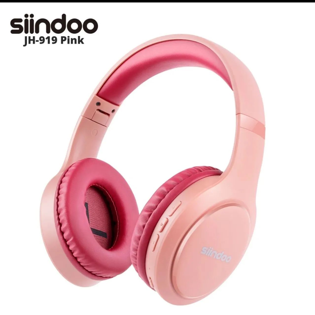 Fone de Ouvido SIINDOO JH-919 "PINK" Headset Wireless/Bluetooth