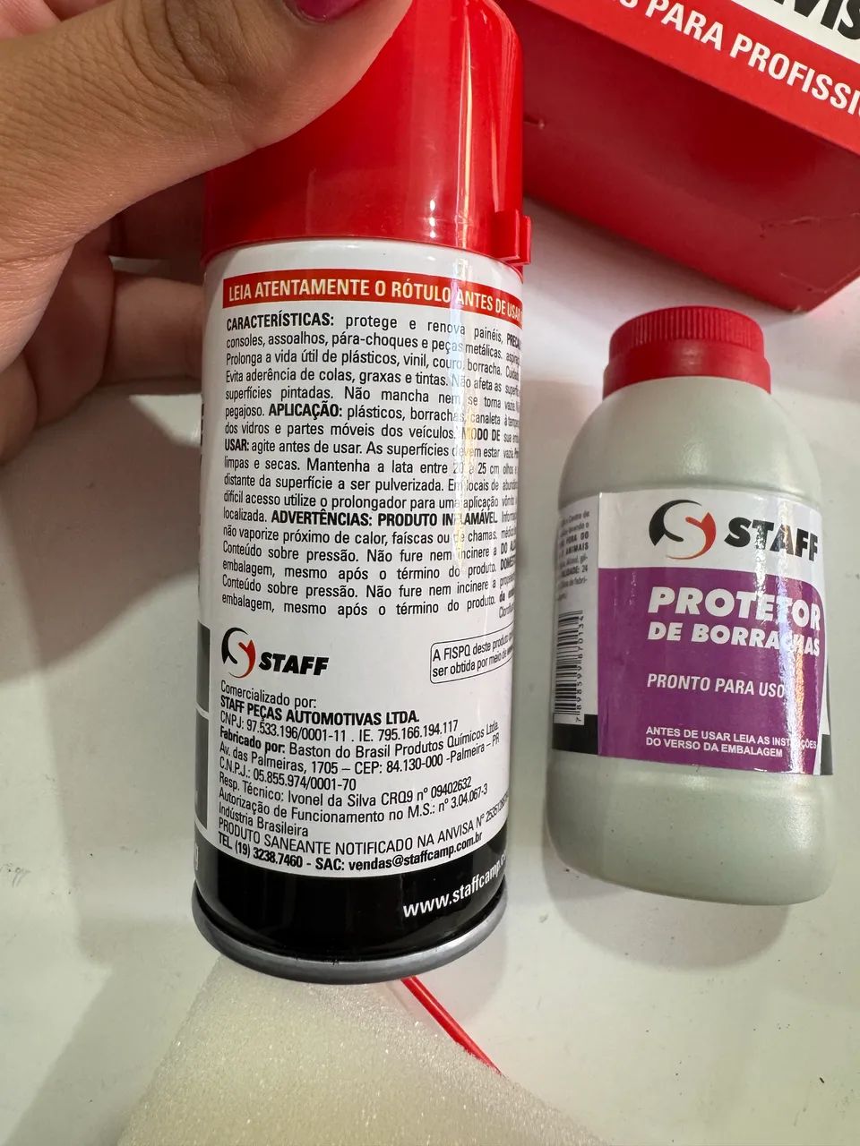 Kit revisão Staff - Silicone e Protetor de borracha  - Foto 4