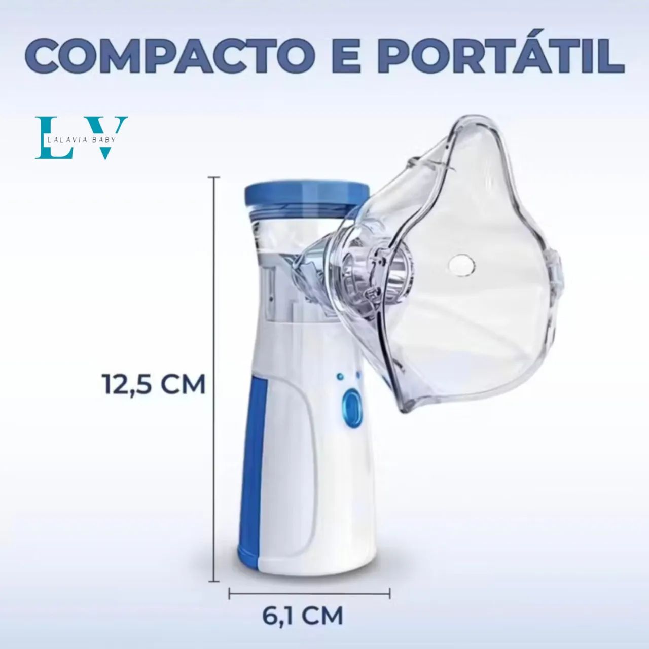 Nebulizador Portátil Mini Inalador Silencioso Ultra-sônico  - Foto 3