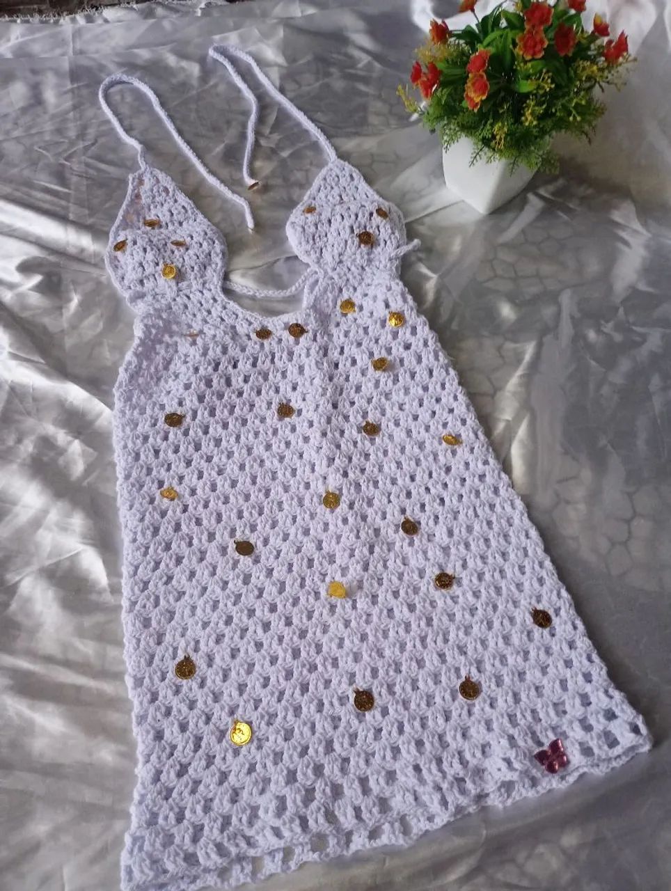 Vestido de crochê  - Foto 3