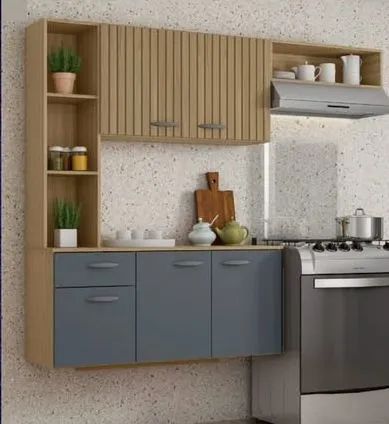 Armário de cozinha moderno e funcional