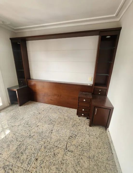 Painel + Baú para cabeceira Madeira Maciça