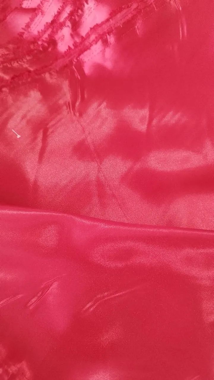 Red Charmeuse Satin Fabric