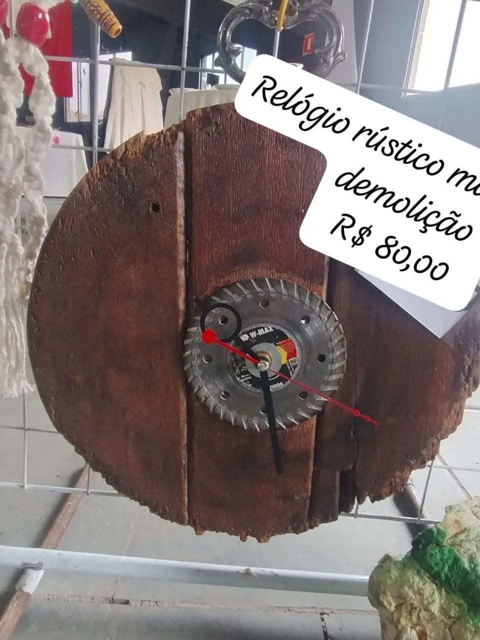 Arte em relógio 