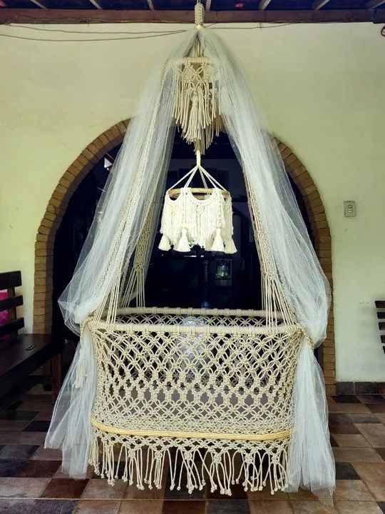 Berço de macramê