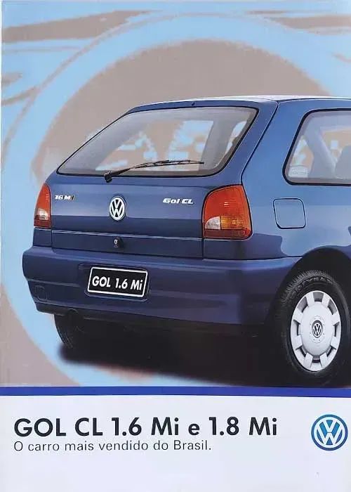 Folder / Catálogo VW Gol CL 1.6 e 1.8 Mi 1998 - Foto 2