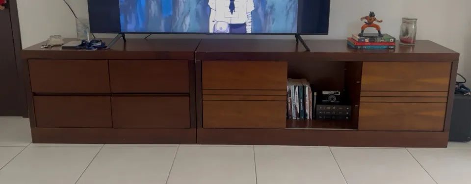 Solid wood rack, 2 modules.64291058874755121