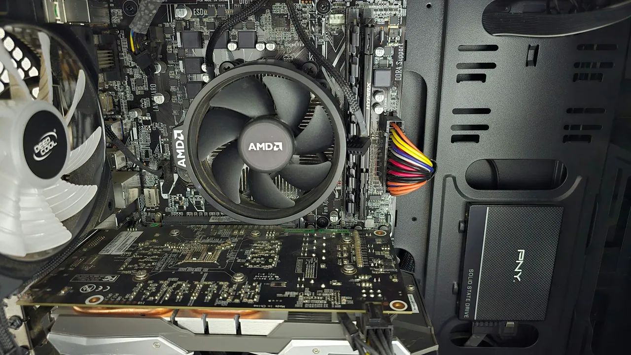 Complete Gaming PC: Ryzen 5 2600 | GTX 1060 | 16GB RAM | Corsair 600W Power Supply64617597835777123