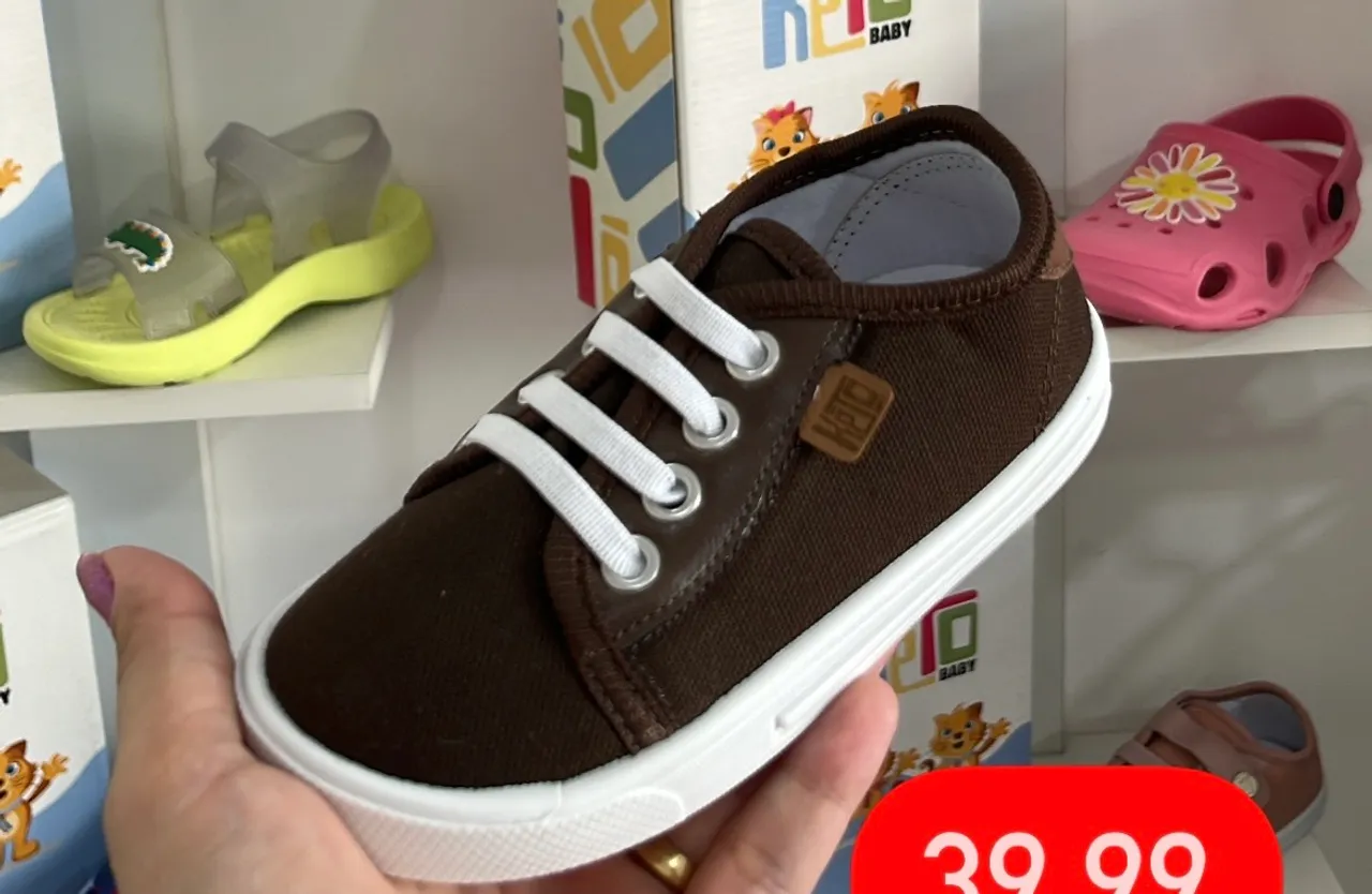 Tênis Infantil Marrom