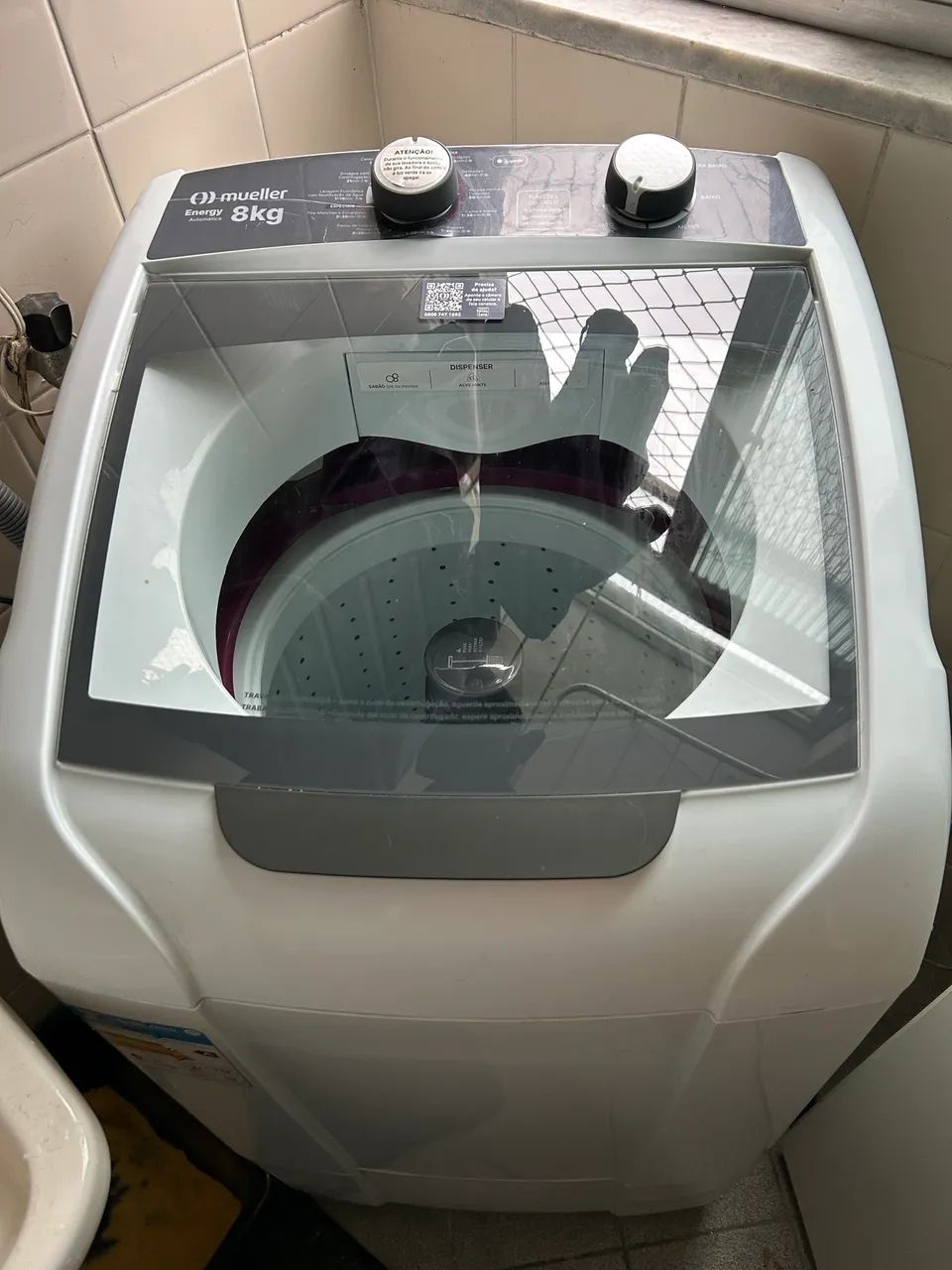 Máquina de lavar automática  mueller 8kg  - Foto 4