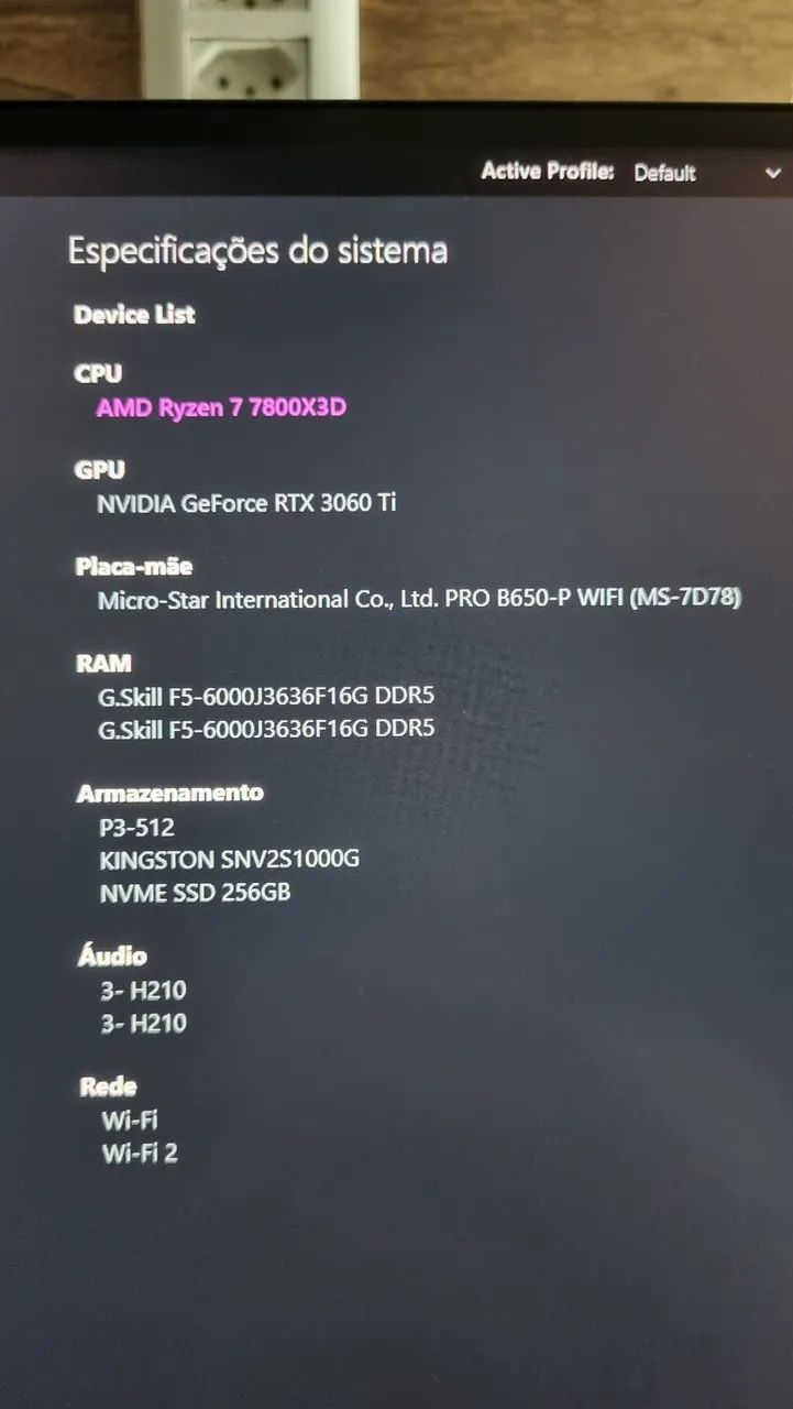 KIT AM5 RYZEN 7 7800X3D + 32GB GSKILL 6000MHZ + MSI PRO B650-P WIFI  - Foto 2