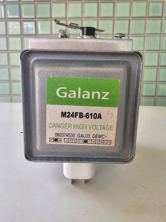 Magnetron retirado de microondas