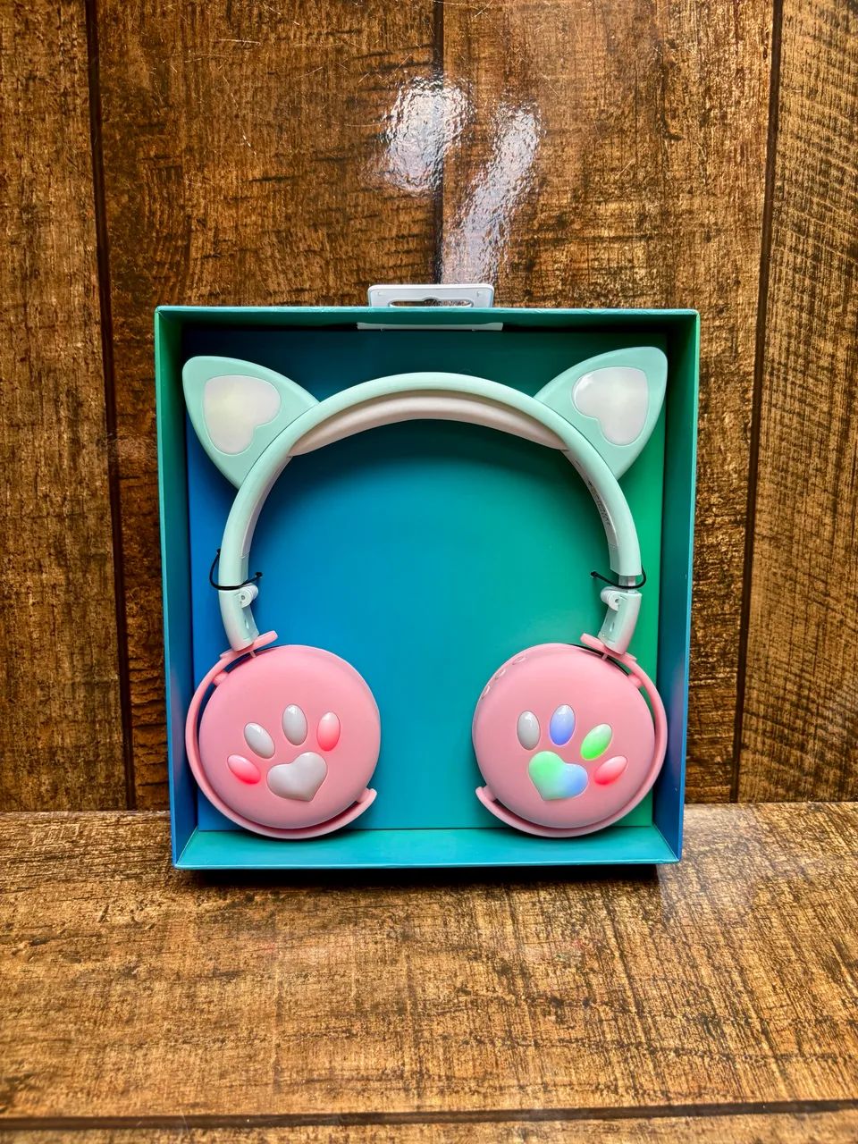 Fone de Ouvido Bluetooth Orelha de Gatinho 