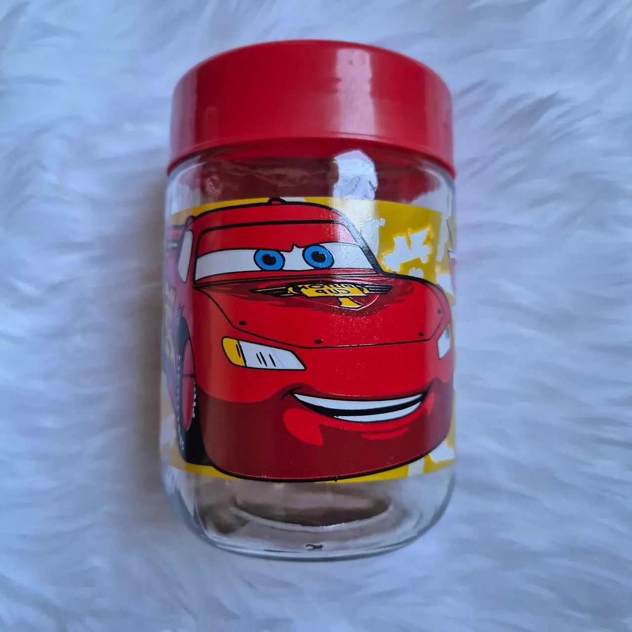 Pote com tampa Carros - Disney Pixar