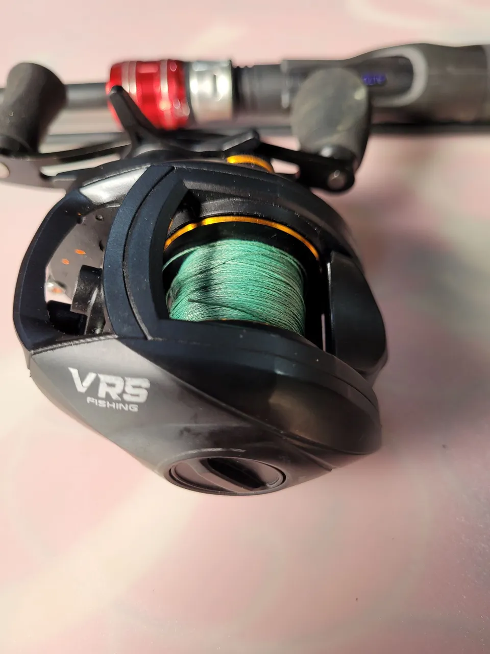 Carretilha de Pesca VRS5 com vara carbono 1,80m