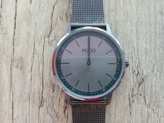 Relógio - Hugo Boss - Slim - Cinza - Foto 2