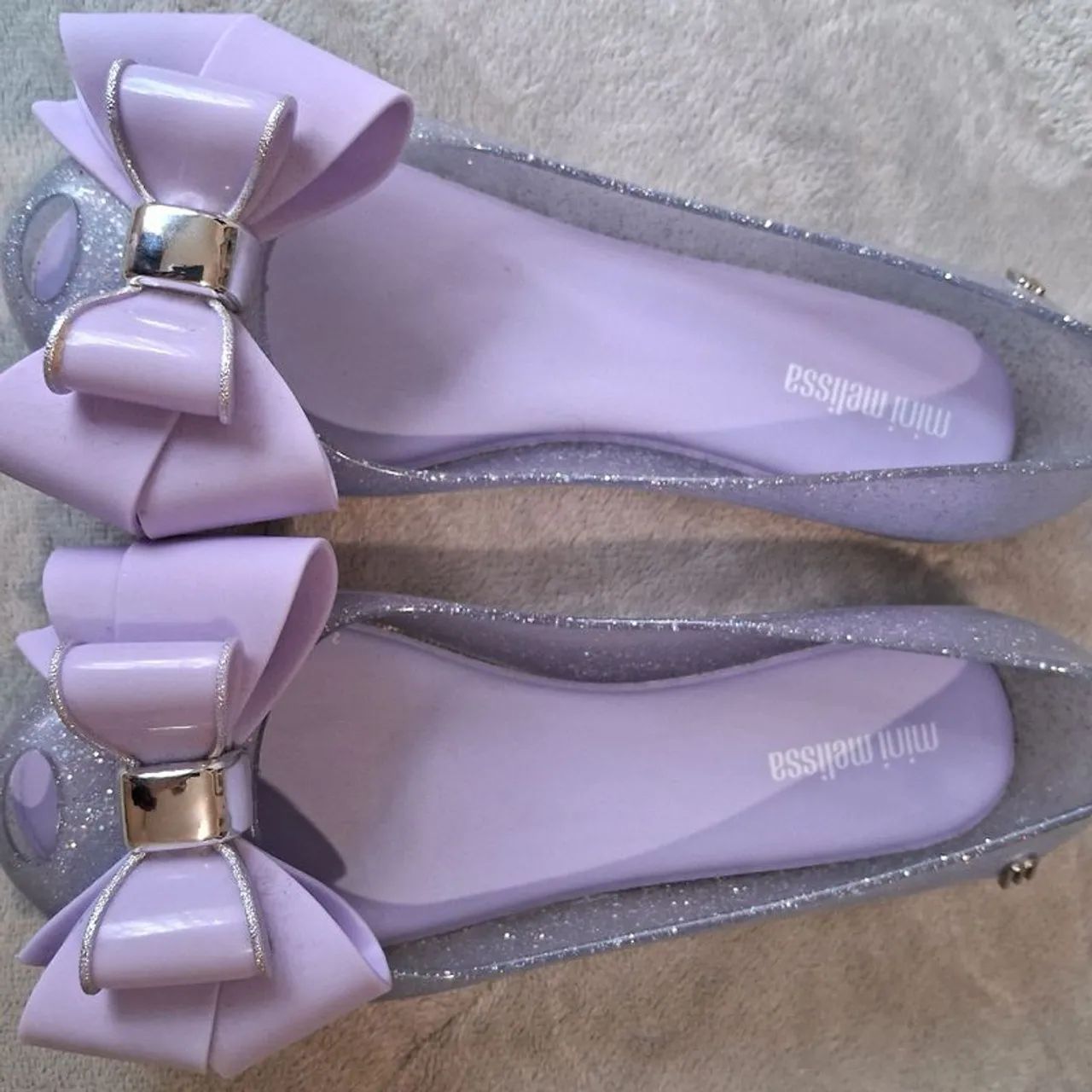 Sapatilha Mini Melissa Glitter 