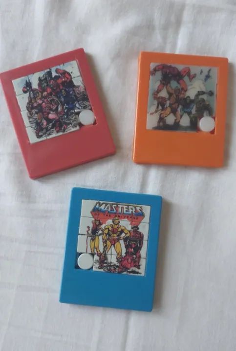 Lote com 3 Racha Cuca do He man - Obs: Não tem marcação.