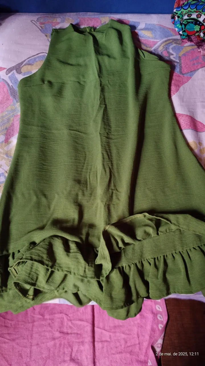 Vestido verde feminino