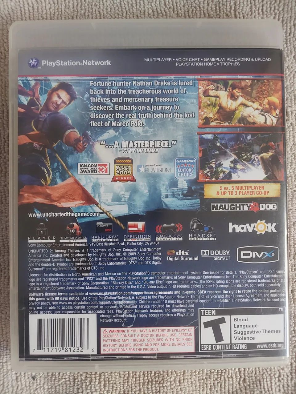 Uncharted 2: Among Thieves PS3 - Foto 2