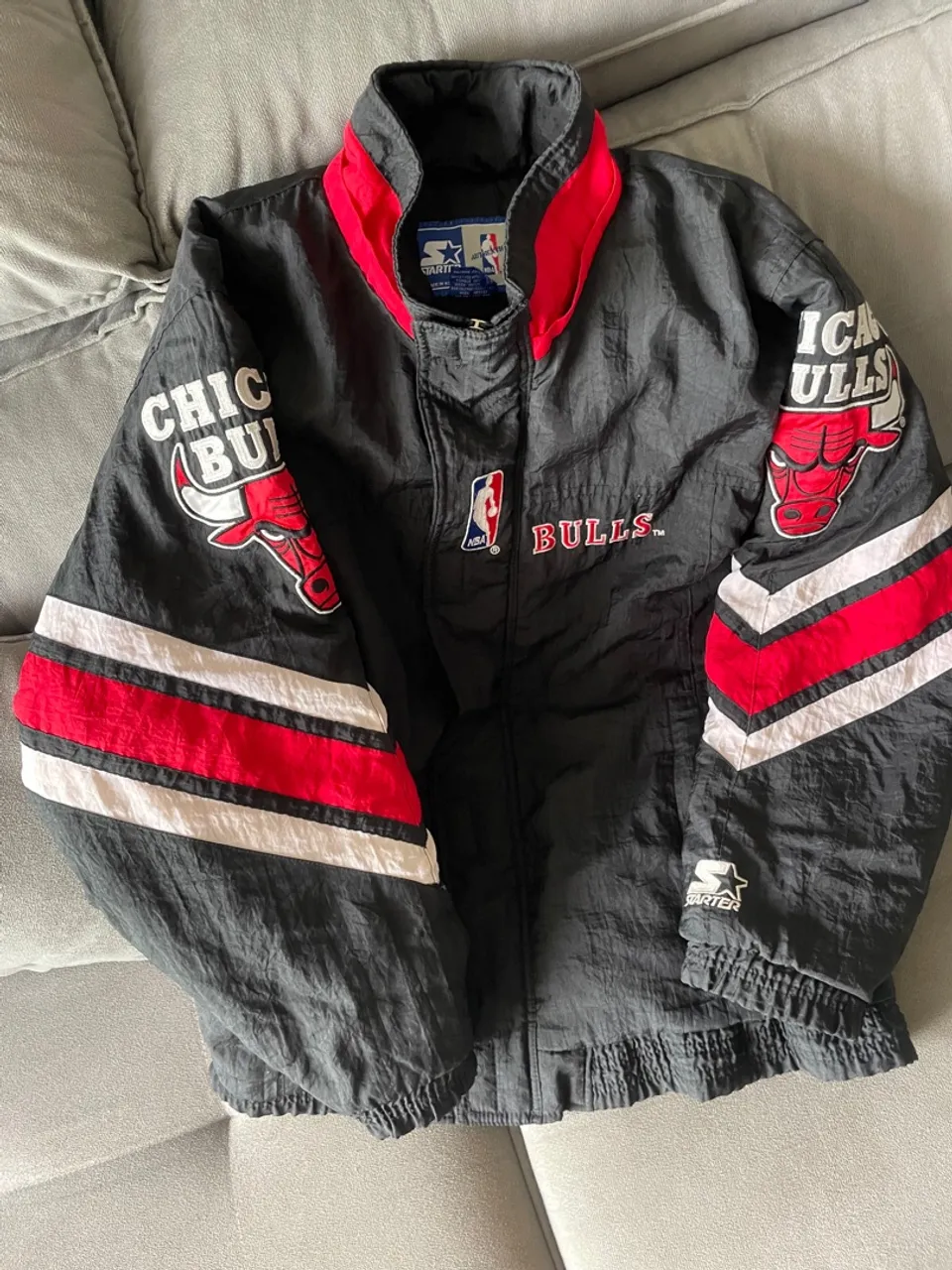 Jaqueta anos 90 - Chicago Bulls - Starter - Tamanho G