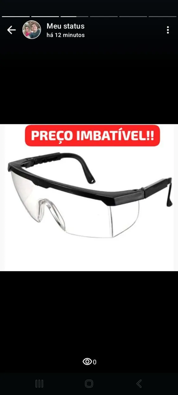 ÓCULOS DE PROTEÇÃO INCOLOR