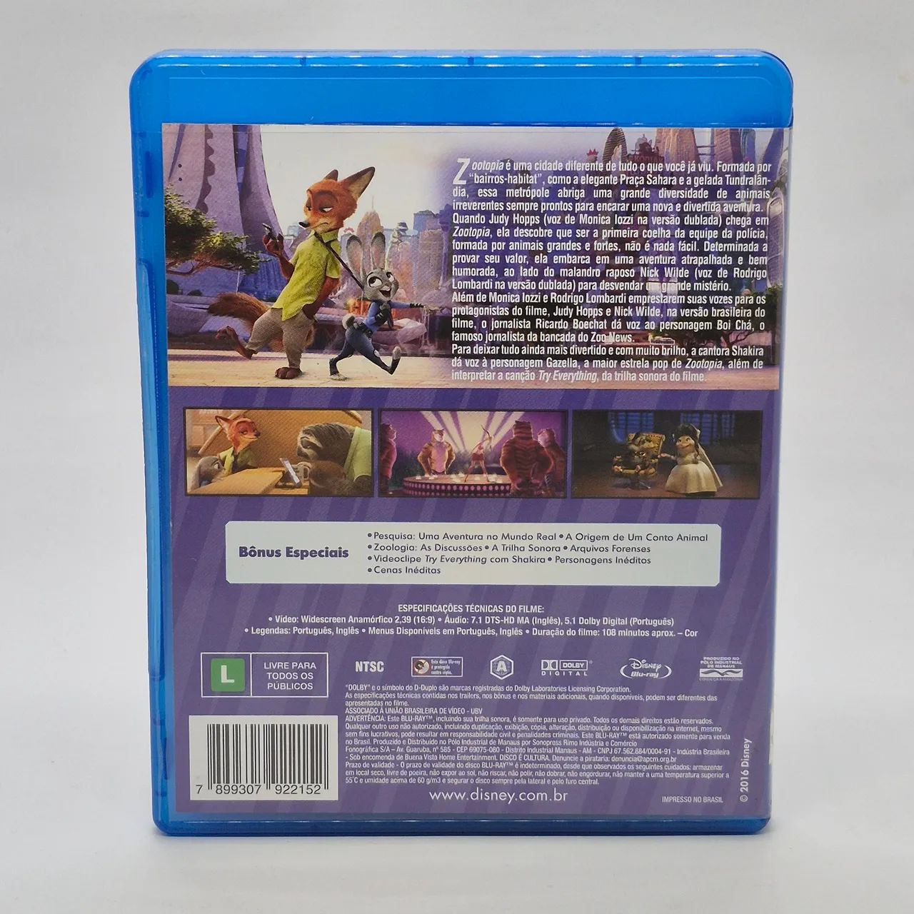 Blu-ray - Disney - Zootopia: Essa Cidade é o Bicho - Foto 2