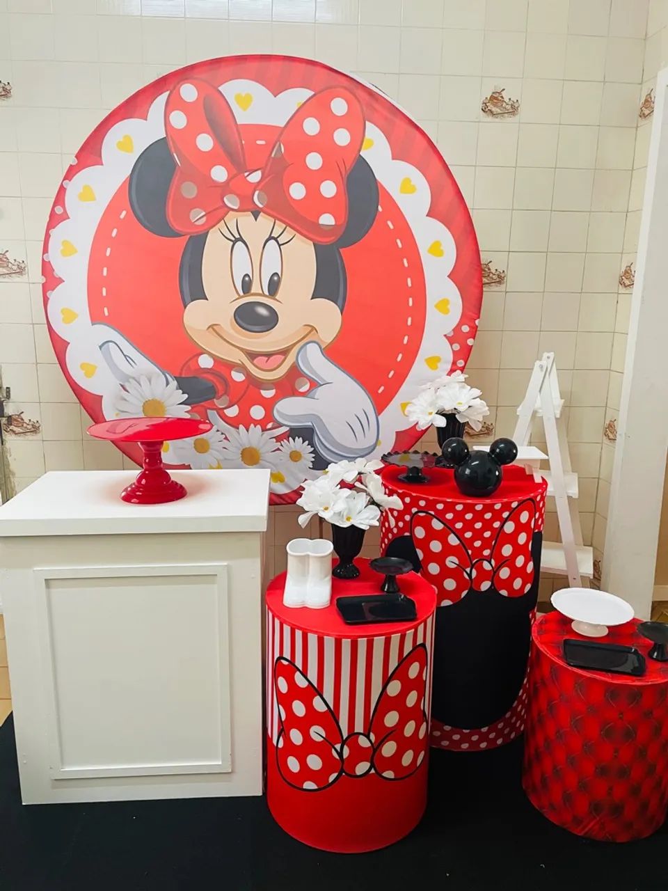 Pegue e monte Minie mouse vermelha  - Foto 2