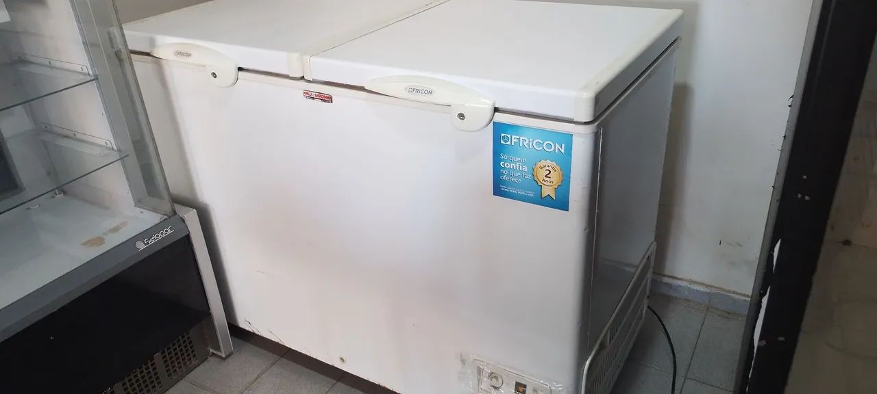 Freezer fricom. 5 X no cartão 