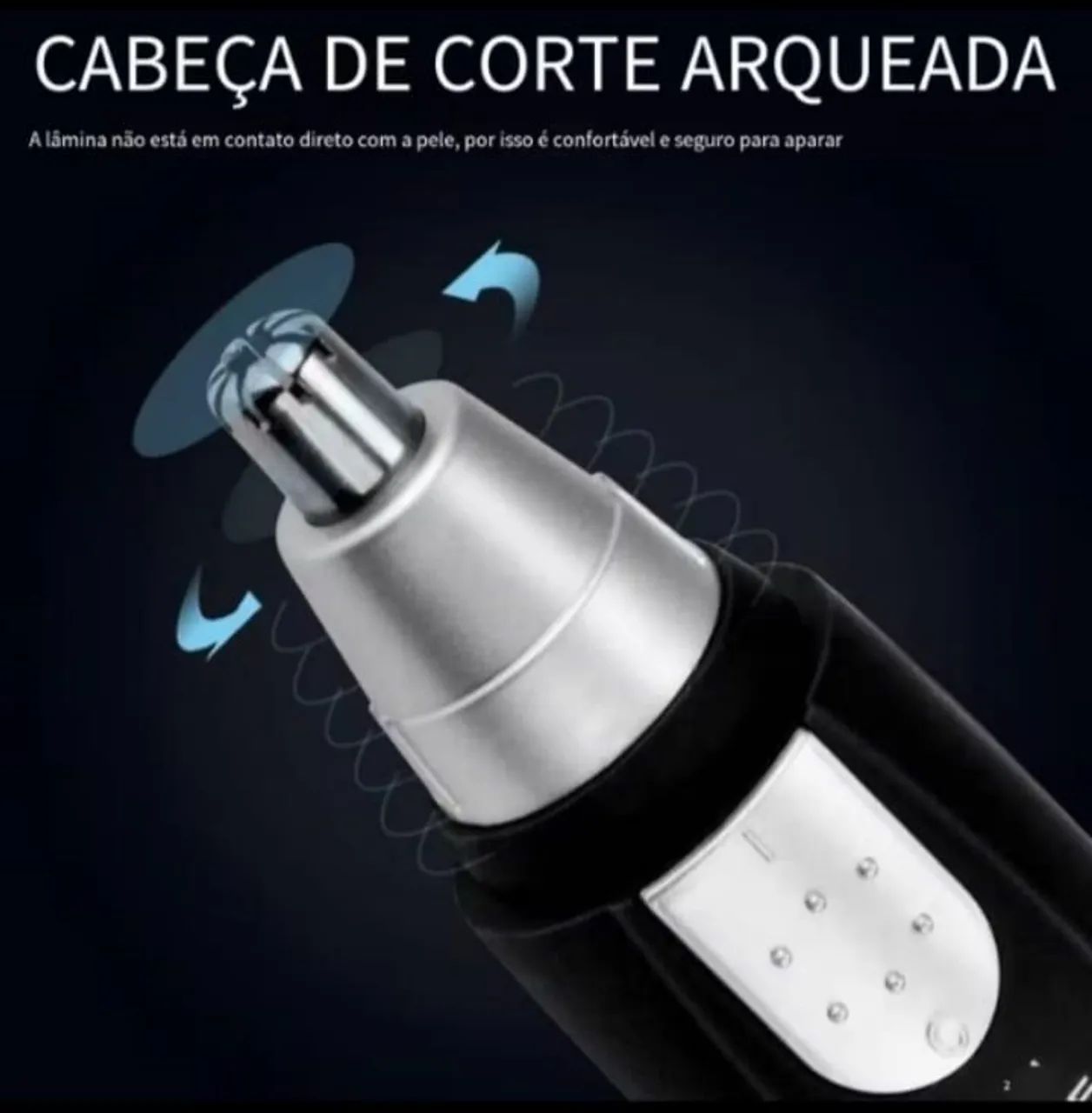 Depilador Facial Aparador Removedor de Pelos Portátil  - Foto 3