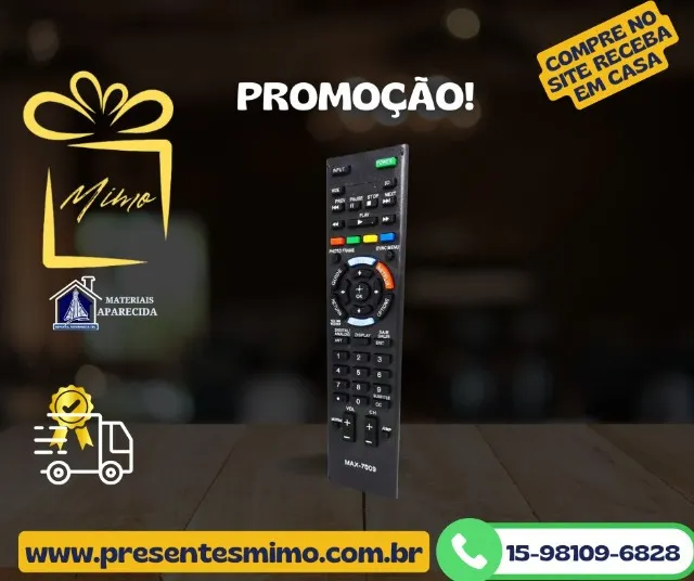 Controle Remoto para Tv Sony Smart Max - 7009